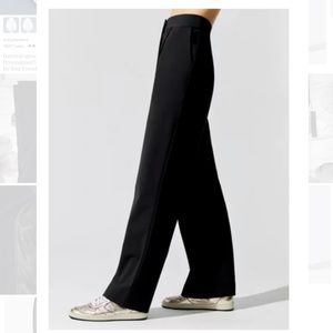 Carbon38 Wide Leg Stretch Pant